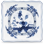 Ginori Oriente Italiano Indaco Square Plate - 8.6"